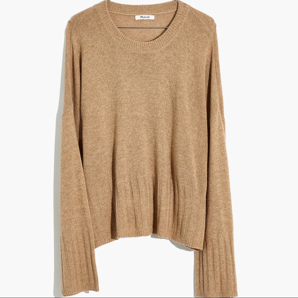 Ayres Wide-Sleeve Pullover Sweater